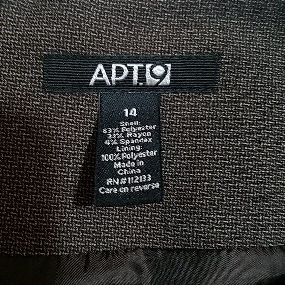 NWT Apt. 9 Plus Size Grey Business Skirt - Picture 4 of 6